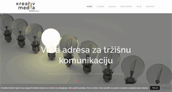 Desktop Screenshot of kreativmedia.hr